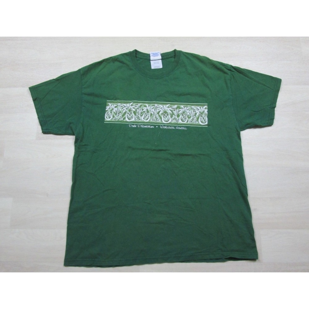 Vintage Y2K Dole Plantation T Shirt Men's (XL) Pineapple Wahiawa Hawaii Tourist